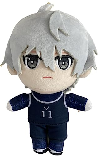 Sonsoke Blue Lock Anime-Figur, Plüsch, niedlich, weich, gefüllt, Anime-Raumdekoration, Cosplay, Geschenk, 20 cm (Seishiro Nagi)
