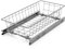 Stolmet Schrankauszug Schrankkorb Ausziehbare Schublade mit Kugellager Korbauszug für Schrank Garderobenschrank mit Außenbreite von 50 cm 435 x 475 x 220 mm Silber