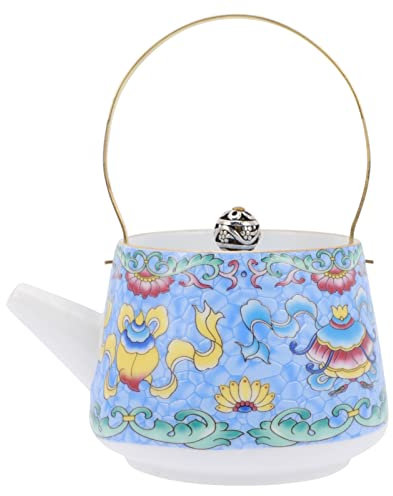 Olla esmaltada esmaltada Té esmaltado Tetera de acero inoxidable Estufa Tetera esmaltada superior Tetera rústica Teteras para silbar Tetera Tetera Tetera Esmaltada Hacer té Jarra de leche de grado