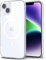 Svanove for iPhone 14 Case Clear Compatible with Magsafe, Transparent Magnetic Magnet Mag Case, Cute Slim Thin Silicone Grip & Shockproof Camera Cover Drop Protection Bumper, Clear
