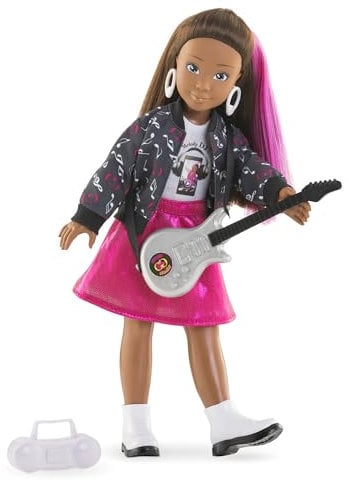 Corolle Girls - Coffret Melody Music Studio, poupée Mannequin, 4 Accessoires, 28cm, dès 4 Ans