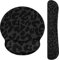 Ksriylm Cute Mouse Pad Wrist Support Keyboard Wrist Rest Set, Ergonomic Mouse Pad with Non-Slip Base for Office Gaming Working Computers,Easy Typing & Pain Relief Mouse Mat,Black Leopard