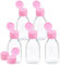 Toppdogz Travel Bottles with Wide Neck, 100ml, Labels and Clear Bag Included 5 pack
