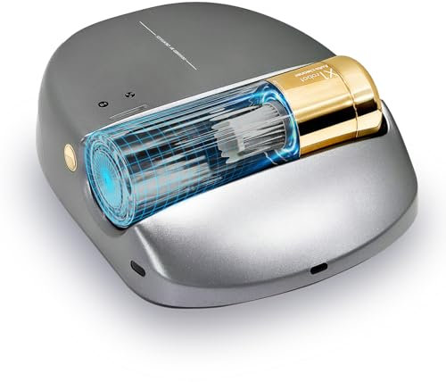 CREATULIZE Milbensauger für matratzen mit 14AW Starke Saugung 270nm UV-C Licht,Matratzensauger mit Vollautomatische Funktion,55dB Leises Bett Staubsauger,Matratzenreiniger für Sofa,Betten,Matratzen