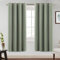 BellaHills Rideaux Thermiques Isolants,Tissu Occultant Naturel,Protection Chaleur/Froid pour Fenêtre,Rideau Opaque,2 Panneaux 140x225cm,Vert Sauge