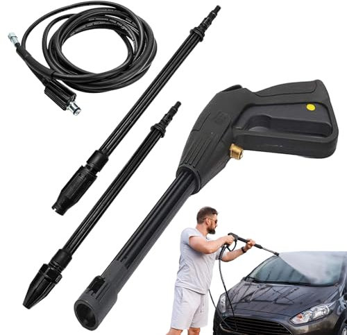 Setauoo Lavaggio Auto | Idropulitrice Ad Alta Pressione,Attrezzo Di Pulizia Con Impugnatura Ergonomica Per Vetri Pavimentazione Interno Esterno Piante