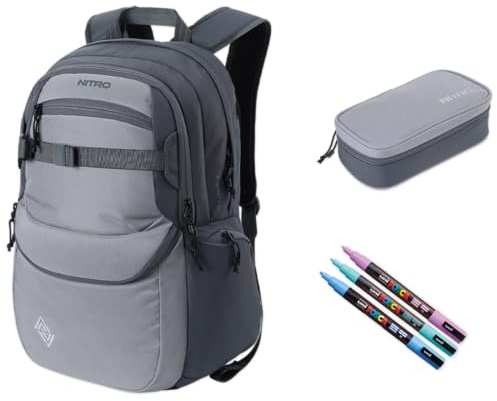 Nitro Future Hero Set inkl. Pencil Case XL Graphite & POSCA Creative Marker