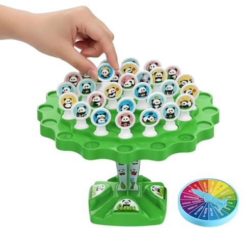 Générique Balancespiel für | Lernpuzzle Stapelung | Gesellschaftsspiel mit Vogelbaum Balancist – Ideal für Geburtstagsfeier Abend mit der Familie Geschenk Jungen Mädchen Erwachsene