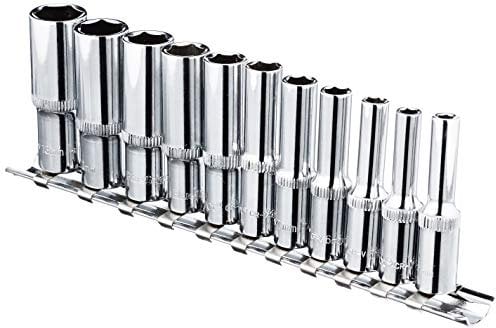 Blue Spot Tools 01540 1/4 Inch Deep Metric Socket Set, multi