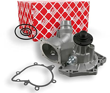 febi bilstein 21916 Wasserpumpe mit Dichtringen und Dichtung, 1 Stück | Kompatibel mit: BMW 5, 5 Touring, 7, X5, Z8 Roadster, LAND ROVER RANGE III, LAND RANGE SPORT I
