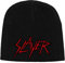 Slayer Strickmütze - Scratched Logo - Slayer Beanie Mütze - Gestickt & Lizenziert