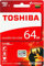 Toshiba 64Go EXCERIA M301 MicroSD Carte SDXC sans adaptateur
