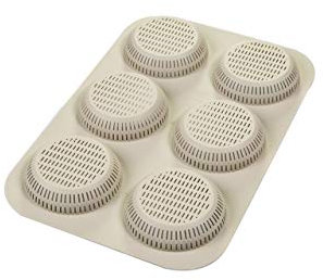 Silikomart - BURGER BREAD - MOLDE DE SILICONA N.6 HAMBURGER ø80 H 20 MM