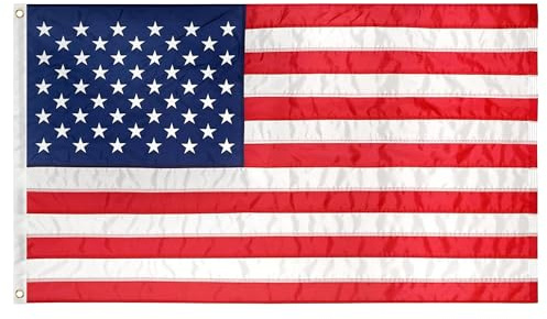 Super Tough USA35SPI - Bandiera americana, in poliestere, 3 x 5 m, colore: rosso, bianco e blu