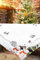 KAMACA Tischdecke Mitteldecke 85x85 cm mit hochwertigem Druck-Motiv : Frosty Snowman