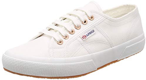 Superga 2750 Cotu Classic, Scarpe da ginnastica Unisex - Adulto, Bianco White Rose Gold, 41 EU