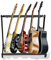 Cocoarm Gitarrenständer 5 Gitarren 5 Fach Gitarrenständer Gitarrenstativ Stand Stativ Universal Gitarre Halterung für alle Arten Schwarz
