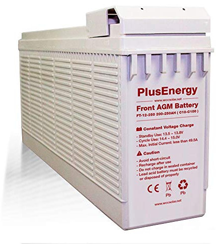 Bateria solar AGM PlusEnergy FT12-250 250Ah 12V