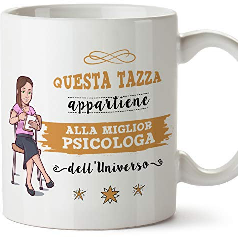 Mugffins Tazza Psicologa (Migliore dell' Universo) - Idee Regali Originali Psicologia