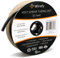 Wirefy Guaina Termorestringente 9,5 mm - Tubo Isolante 3:1 - Interno Adesivo - Nero - Rotolo 15 m
