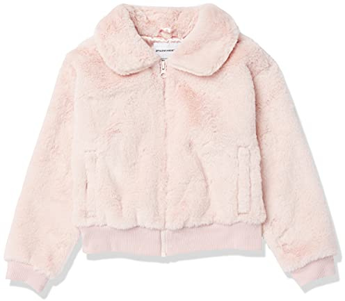 Amazon Essentials Veste en Fausse Fourrure Fille, Mauve, 5 Ans