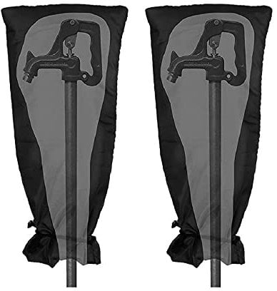 CHEYLIZI 2Stk Wasserhahn Abdeckung Garten Frostschutz für Wasserhahn Aussen Verdickt Winterfest Außenwasserhahn Abdeckung Winterschutz für Wasserhahn Frostsicher (63cmx33cm)