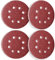 50Pcs 125mm 8 Holes Sanding Discs Pads Sanding Sheets, 5 Inch 60 Grits Hook and Loop Sandpaper Sheet for Random Orbital Sander.