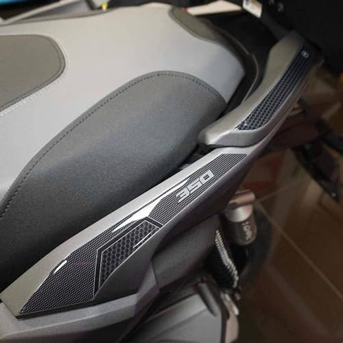 labelbike - Adesivi in Resina Gel 3D Decorazioni e Protezioni Maniglie Passeggero posteriori Moto compatibili con Honda Adv350 2022-2025 CON BAULETTO