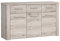 Newroom Sideboard Sandeiche Sideboard Modern - 136x83,1x41,3 cm (BxHxT) - Highboard Anrichte - [Tammy.Three] Wohnzimmer Wohnstube Büro