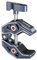 SMALLRIG Crab-Shaped Clamp mit 1/4-20, 3/8-16 Gewindelöchern, Nutzlast 7,7 lbs/3,5 kg, für die meisten fotografischen Zubehörteile – 3755B