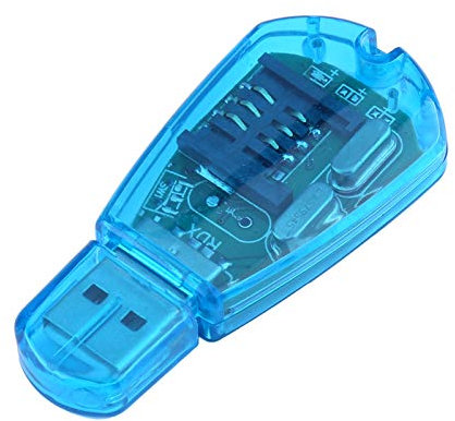 Lector de Tarjetas SIM USB, Lector de Copia de Seguridad gsm CDMA Teléfono Móvil Copia de Seguridad de SMS Escritor de Clonación Adaptador de Lector de Tarjeta Inteligente de