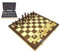Edles Holz Schachspiel 38x38 cm - Klassisches Staunton Design Klapp Schachbrett Schachfiguren Filzfuß Schach Holzfiguren Stilvolle Schachkassette Filz Innenausschlag - P-15711