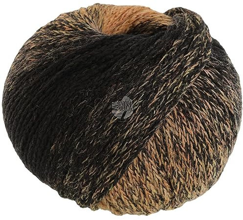 LANA GROSSA Cool Merino Degrade | Leichtes Kettengarn aus klassischer Merinowolle | Handstrickgarn aus 90% Schurwolle (Merino) & 10% Polyamid | 50g Wolle zum Stricken & Häkeln | 150m Garn FB 310