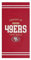 Foco San Francisco 49ers NFL 2024 Strandtuch Badetuch Handtuch Rot - One-Size