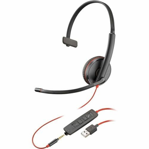 HP Poly Blackwire 3215 - Cuffie monofoniche USB-A TAA (Bulk) (8M3Y1A6)
