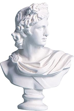 predolo Antike Harz Griechische Büste Skulptur Figur für Wohnzimmer Dekoration, Apollo