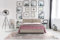 EVERGREENWEB - Letto Matrimoniale con Box Contenitore, Materasso Memory + Rete a Doghe in Legno 140x195 cm + Coppia Cuscini, Elegante Testiera color Tortora, Tessuto Imbottito SFODERABILE e Lavabile