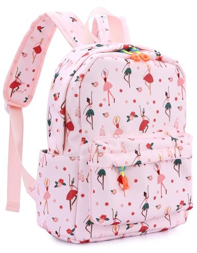 Zicac Kindergartenrucksack Mädchen Kinderrucksack Rucksack Mädchen Kleinkind Schule Tasche Kinder Daypack Schulrucksack for 3-6 Jährige,Geschenk zum Kindertag