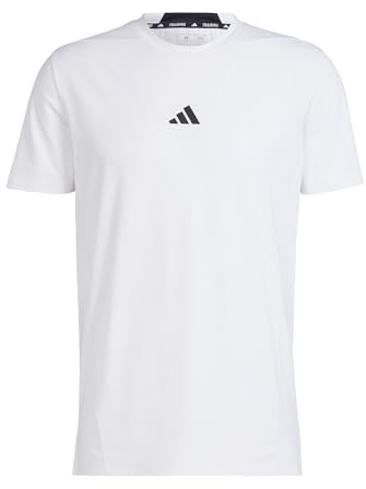 adidas Herren D4T Workout Shirt, White, 3XL
