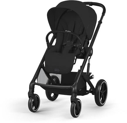 Cybex Gold PU1 Balios S Lux Kinderwagen, Moon Black