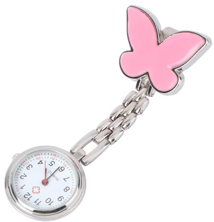 SOIMISS 2st Krankenschwester Uhr Frauen Uhren Taschenuhr Kreative Krankenschwesteruhr Hängende Schwesternuhren Karabiner Uhr Nebelwache Für Krankenschwestern Fob Brosche Ansehen Rosa