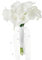 MODUDY Brautjungfern-Sträuße, Calla-Blumenstrauß, Brautstrauß, Hochzeits-Rosen-Calla-Lilien-Blumenstrauß, Party-Dekoration, Künstliche Blumen, Brautstrauß