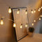 LED Lichterkette Batterie, 20 LED Lichterkette mit Timer, Lichterkette Mini Bulb Warmweiß 2m, Lichterkette für Innen, Zimmer, Party, Weihnachten, Hochzeit, Innendekoration, Batteriebetrieben