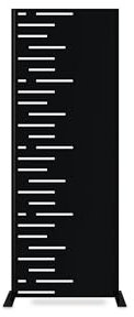 Casanoov Lot de 2 panneaux décoratifs ARLBERG Noir H.160cm motifs côté gauche
