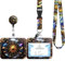 Porte Badge avec Cordon,Tour de Cou Badge avec Porte-Cartes,Equipé d'un crochet d'écrevisse rotatif extensible,Adapté pour Carte d'identité,Carte Bancaire (D-Constellation)