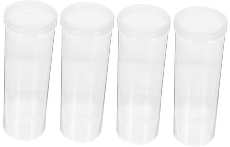 DOITOOL 4pcs Plastic Storage Containers Office Supplies Organizer for Gel Pens Erasers Crafts School Supplies Organizer Plastic Container for Pens