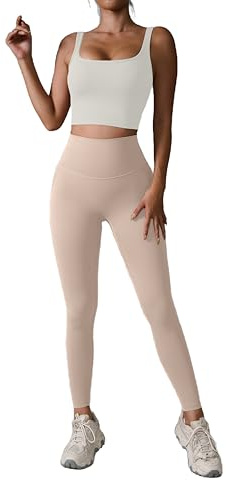GRECERELLE High-Waisted Flared Yoga Pants für Damen lared Yogahose Leggings Jazzpants Mittlhohe Taille Stilvolle Freizeitliche für Fitness