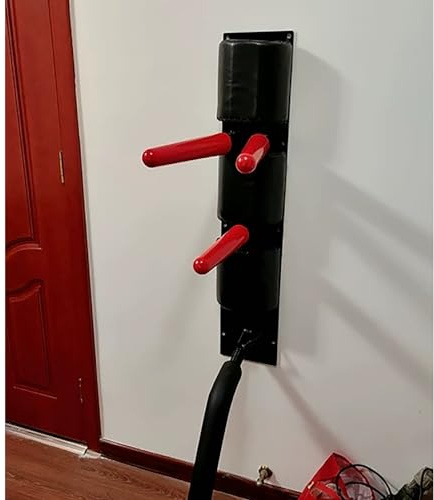 Wing Chun, Kung Fu - Attrezzo da allenamento in legno, da parete, con accessori
