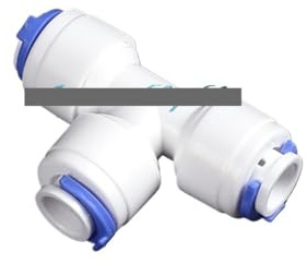 5pc 1/4 OD Hose qucik connection T Type RO Water Connector Fittings Connection Aquarium RO Water Filter Reverse Osmosis System