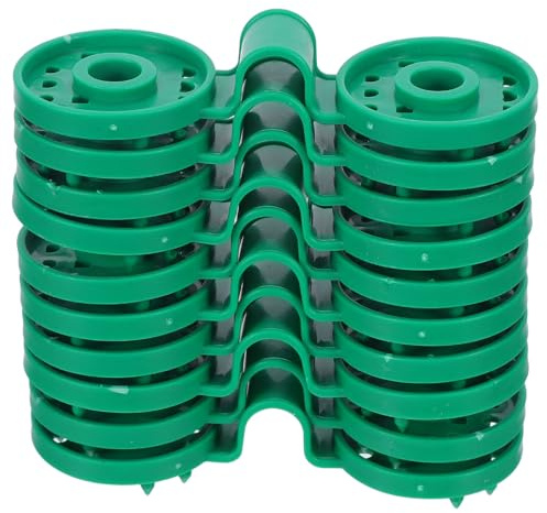 SHINEOFI Lot de 100 Clips D'ombrage en Plastique Vert, Pinces Robustes pour Toile D'ombrage, Fixation Résistante aux Intempéries pour Filet Solaire de Jardin, Accessoires Polyvalents